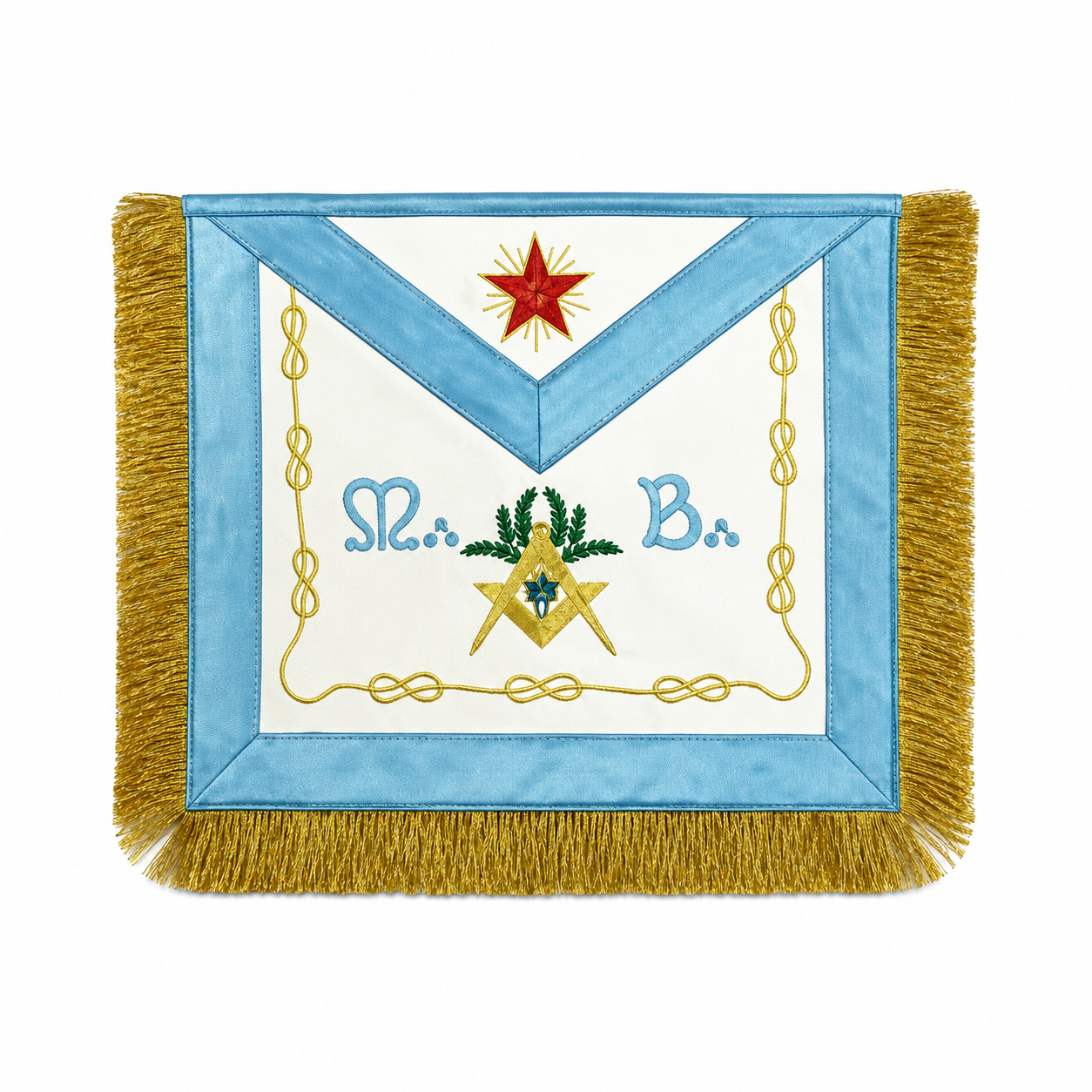 Tablier Maître Rite Français Groussier — Franges Dorées